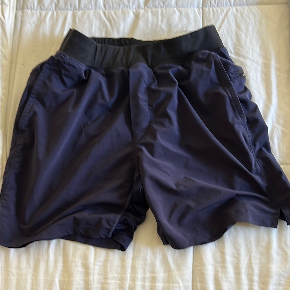 Men's Navy Athletic Shorts